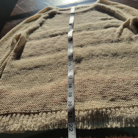 Foreign Exchange Womans Knit Sweater Retro Long Sleeve Round Neck Size Medium Ra - Picture 9 of 11